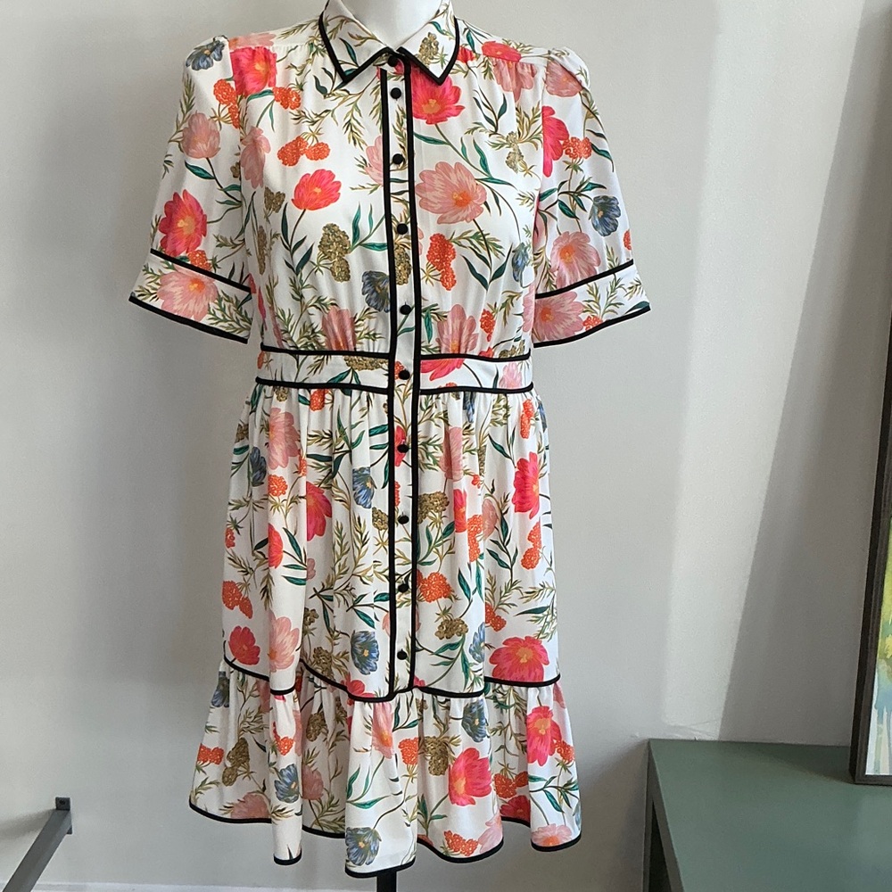 Kate Spade Multicolor Floral Mini Dress - 12 (2025)